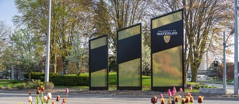University of Waterloo sign
