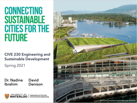2021 E-Book Title Page named "Connecting Sustainable Cities For The Future"