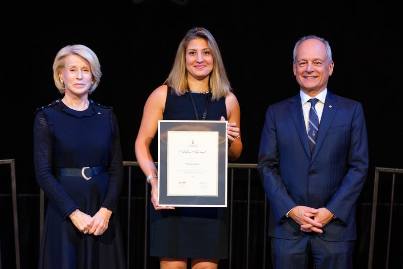 Arbor Awards with Rose Patten, Chancellor and Meric Gertler, President, University of Toronto 