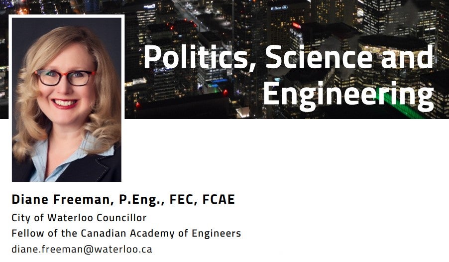 Diane Freeman, Politics, Science and engineering 