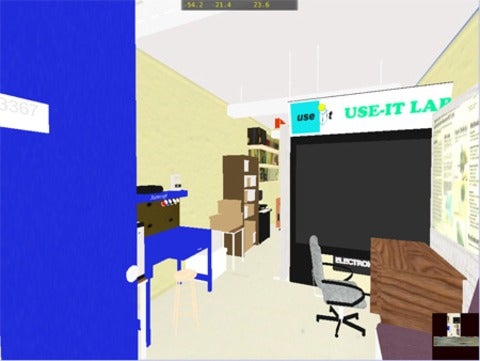 Virtual Use-IT lab used as one of the indoor VEs in the study