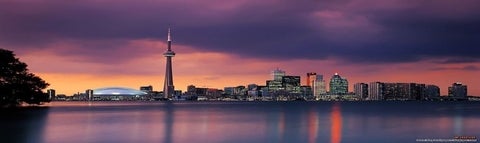 Toronto night skyline