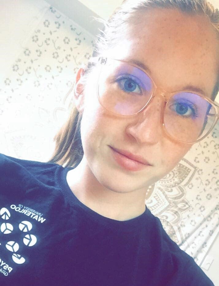 Samantha with glasses