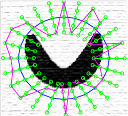 Image showing action of the Viterbi algorithm