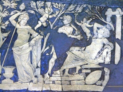 Pompeii; "The Blue Vase"