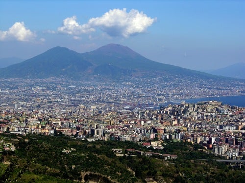 View east over Naples