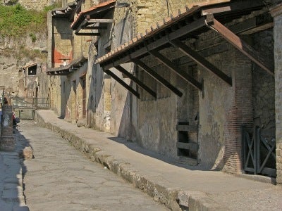 Street scene in Herculaneum