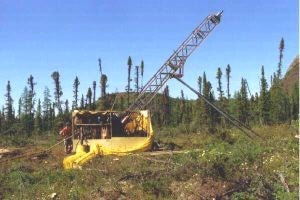 Drill site in northern Québec