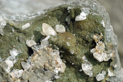 Calcite on marcasite