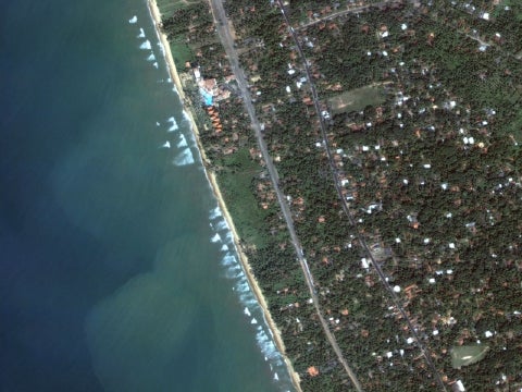 Kalutara beach area, January 2004