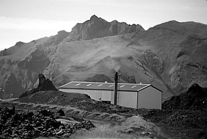 The incinerator plant on Heimaey