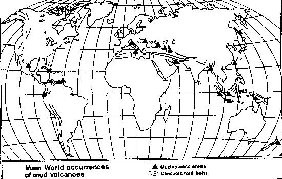 Map of the globe