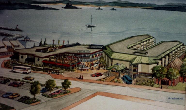 Artist's impression of the new waterfront development