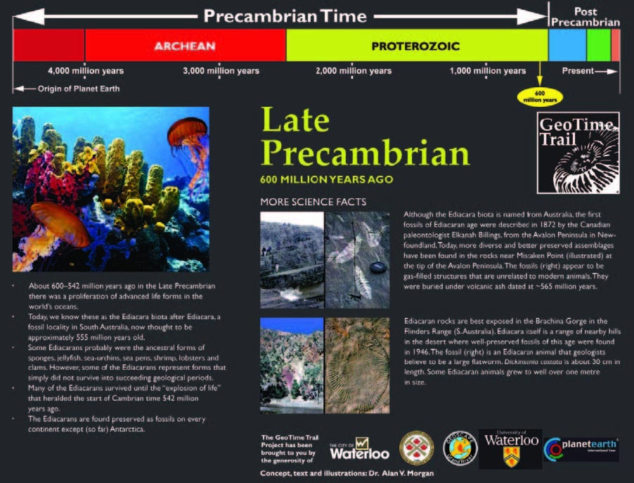Late Precambrian information