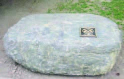 Figure 1: Kenton’s Rock in the Peter Russell Rock Garden