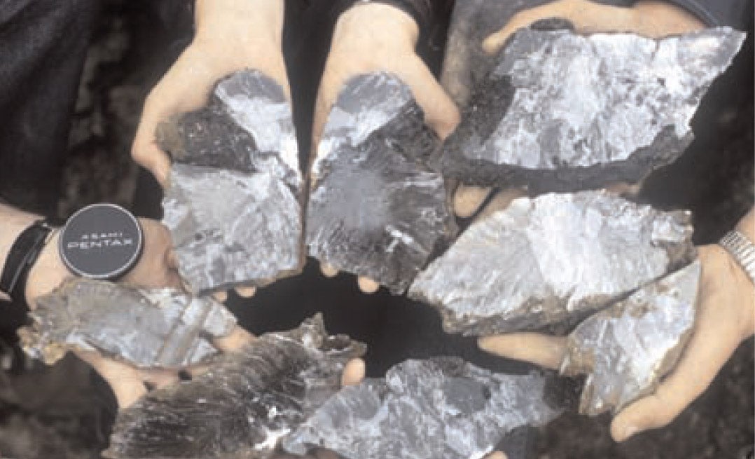 Figure 2: Selenite crystals from central England