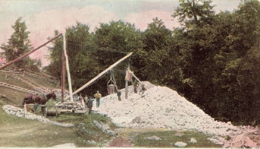 Talc mine, 1891