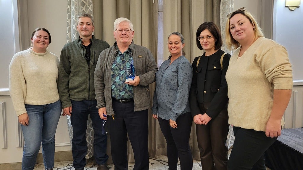 Mark Servos and students at the CEW