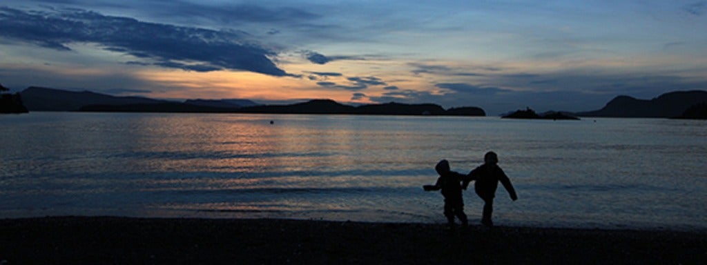 Children on beach