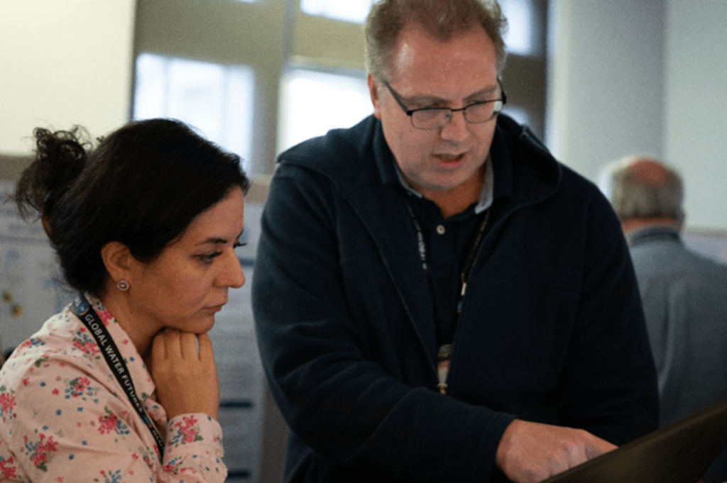   Leila Eamen and Dr. Roy Brouwer