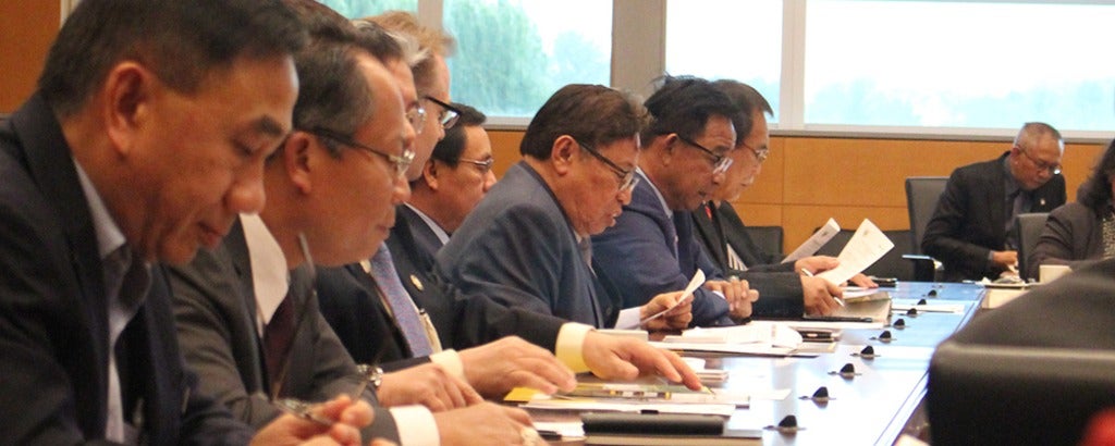 State of Sarawak Chief Minister at Water Institute University of Waterloo