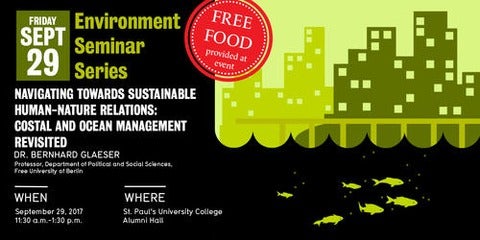 Environment Seminar Series: Navigating towards sustainable human-nature relations poster