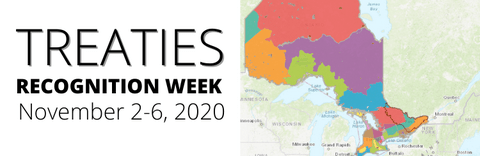 Map of Ontario Treaties and agreements. Accessed from the Ontario Government website