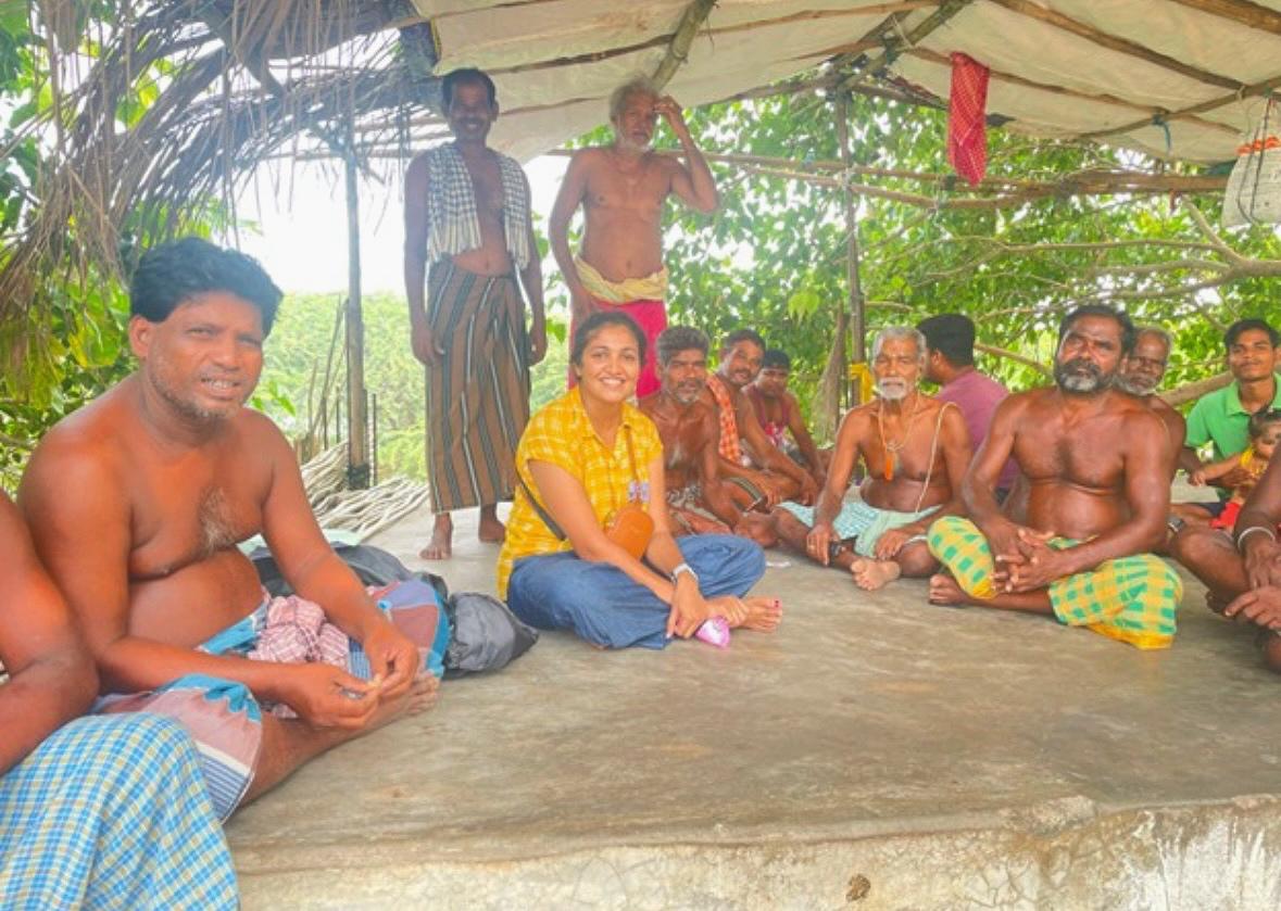 Meeting with fishermen