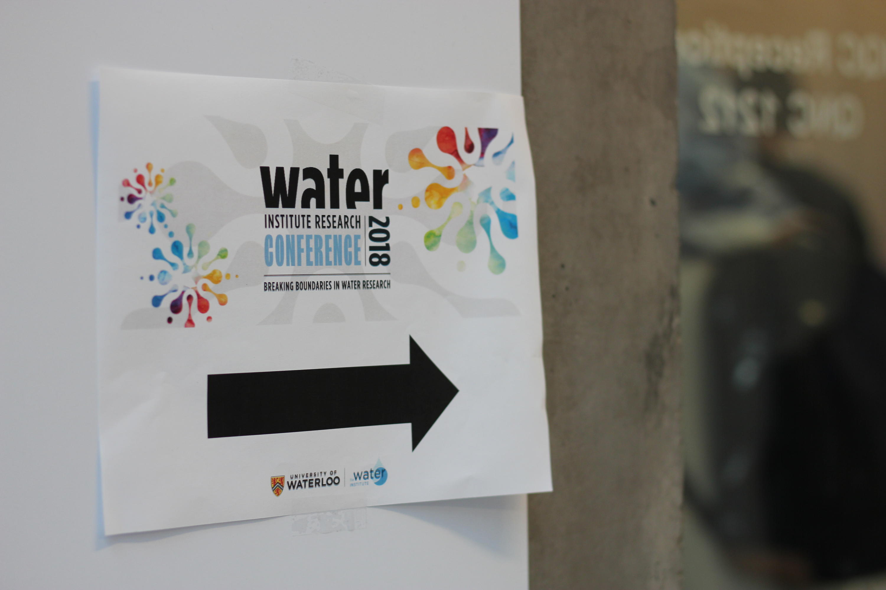 water institute research conference sign