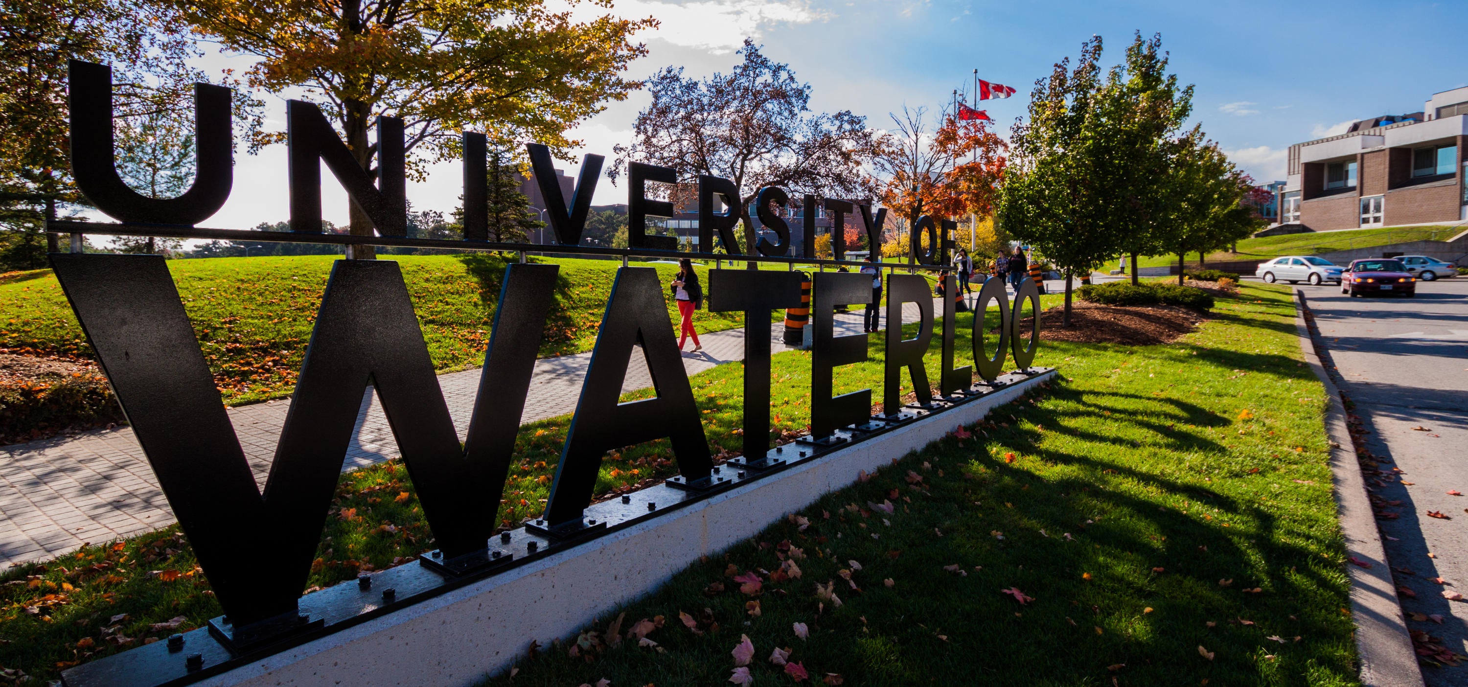 University of Waterloo sign 