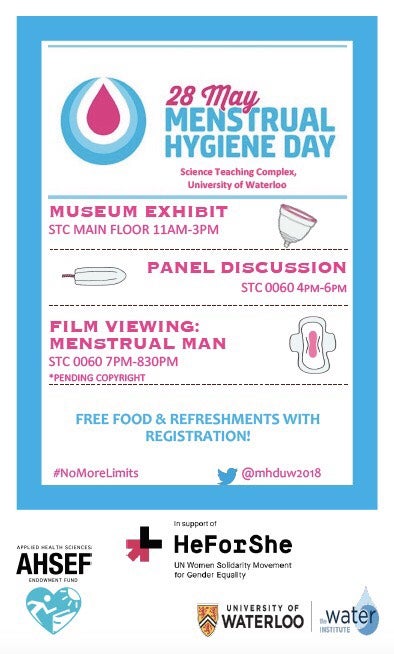 menstrual hygiene day poster