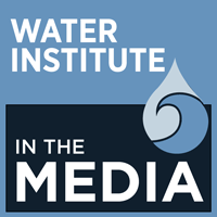 water institute members in the media button