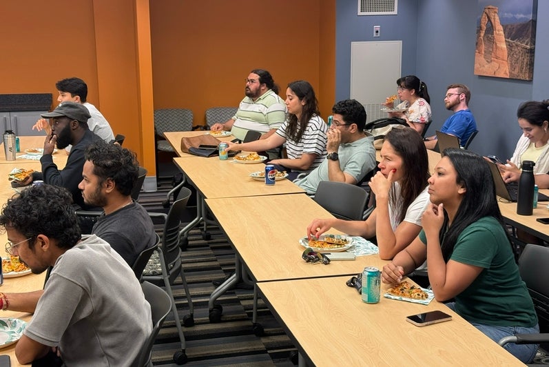 Attendees at the Career Panel & Networking Night with CIMA+