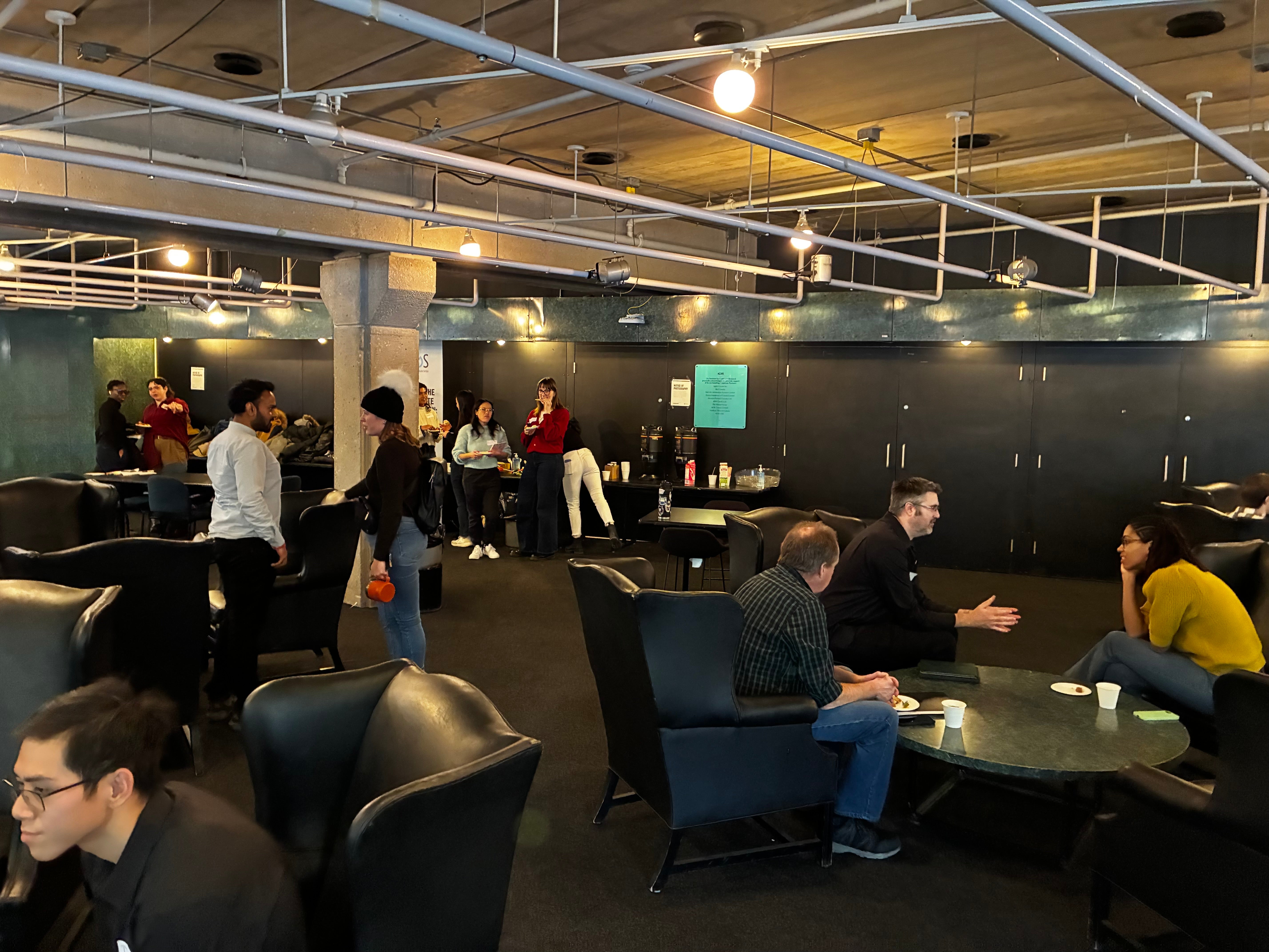 Attendees at the mentorship event