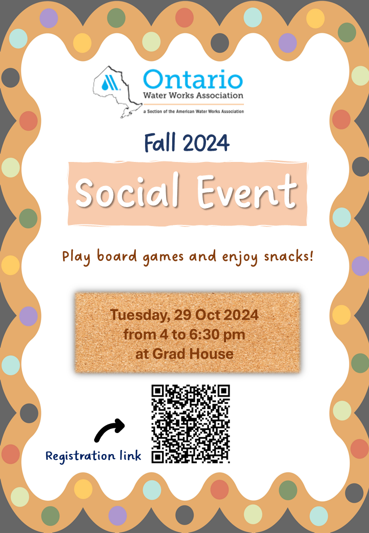 Poster describing the details about the social event