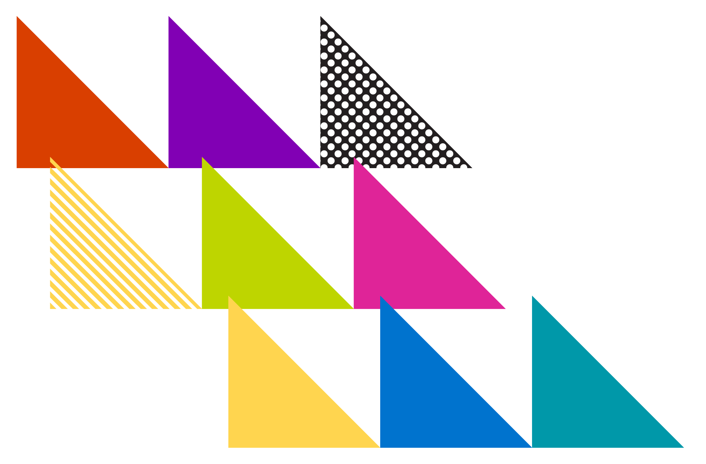 Colourful triangles