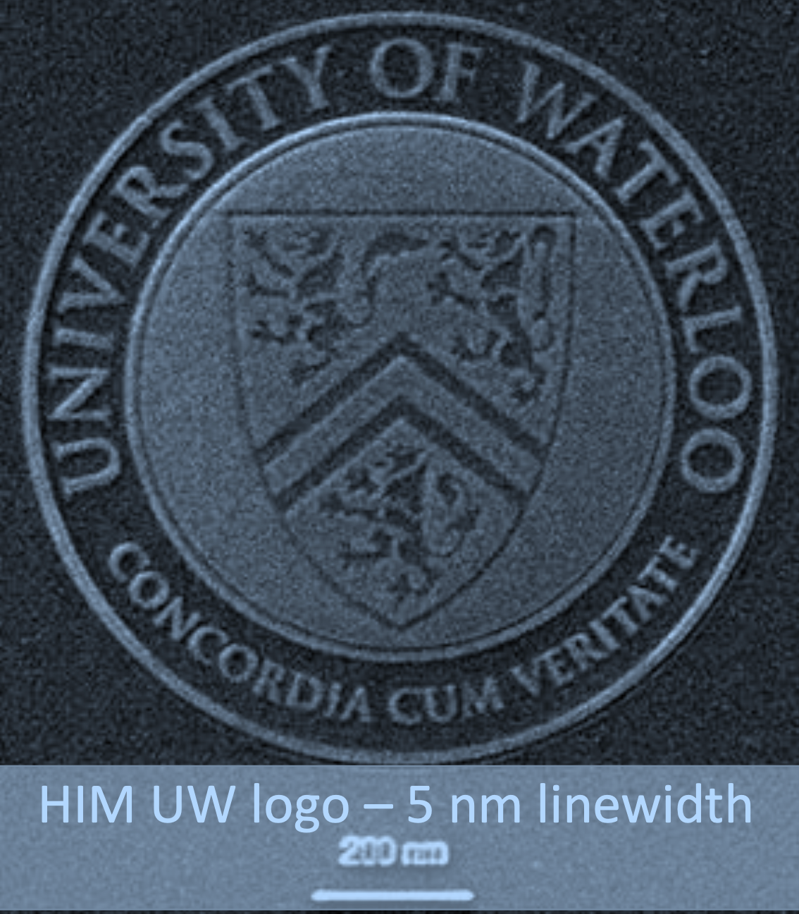HIM UW logo – 5 nm linewidth