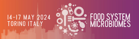 Banner image for the 2024 Food Systems Microbiomes Conference