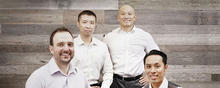 Flipp co-founders (4 men): David Meyers, Matthew Cheung, Wehuns Tan and David Au-Yeung