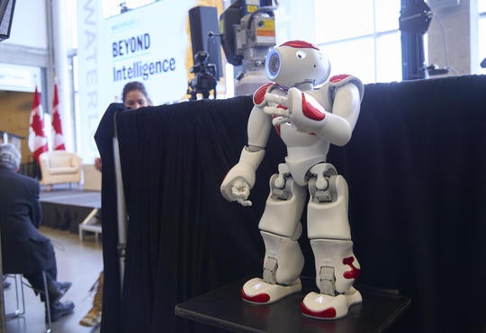 Nao robot at UW AI launch