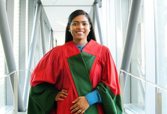 Pampa at her convocation