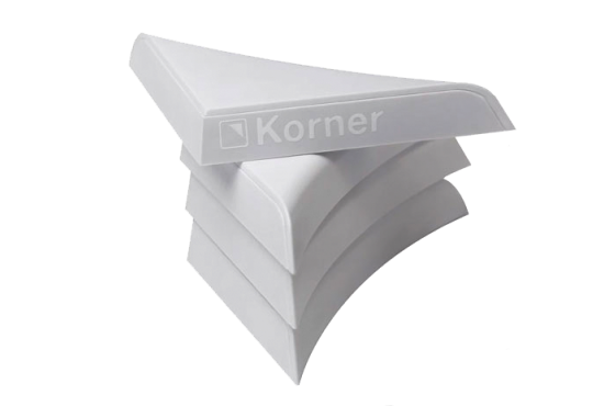 One-piece door product from Korner