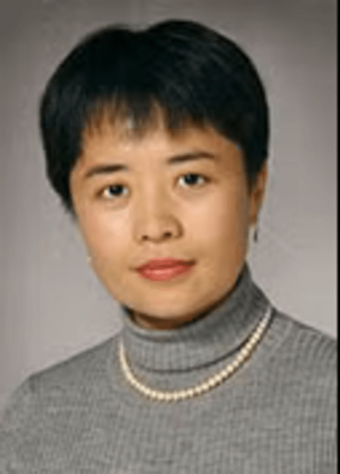 Carolyn Ren looking at camera