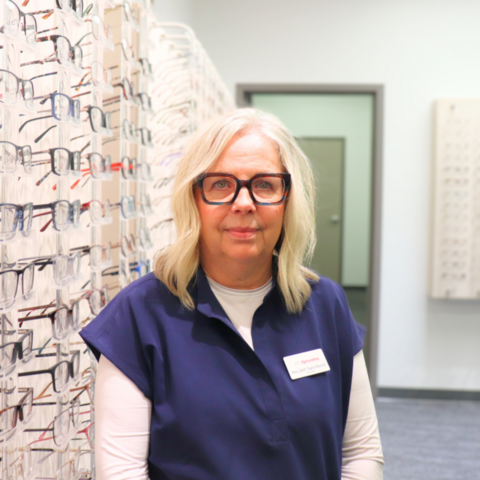 Mary Beth Taylor Racine in the Optical 