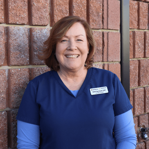 Heidi Panchaud smiling.