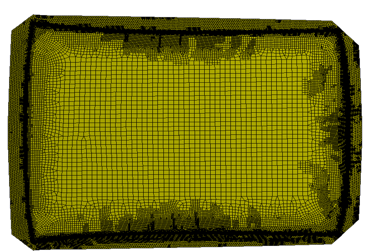 Non-isothermal Forming: Die moves downward, stretching blank over the punch T ≈ 235°C