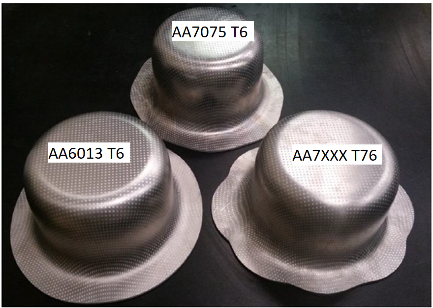 Influence of anisotropy on the earing behaviour of three different sheet aluminum alloys during elevated temperature drawability testing