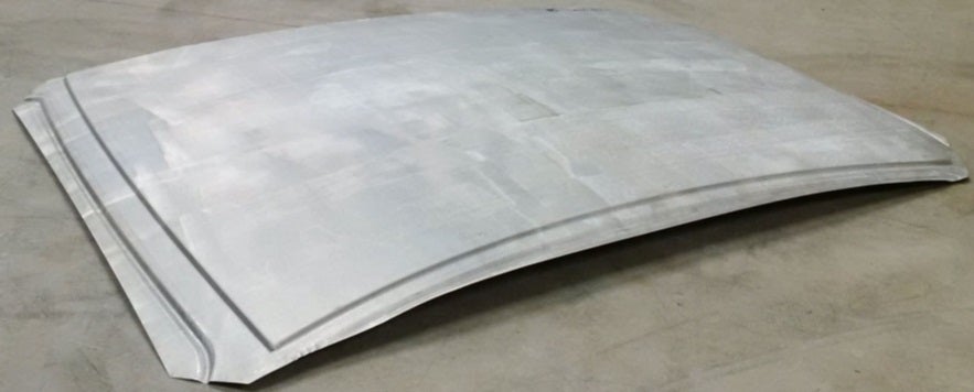 Formed ZEK100 Roof Panel