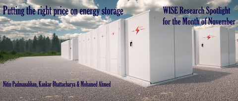 Putting the right price on energy storage