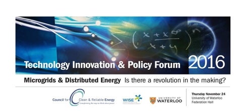 Technology Innovation Policy Forum 2016